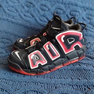 Nike Air More Uptempo Black Red Men’s Size 13 (CJ6129-001)